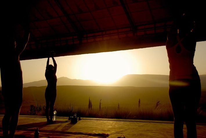 yoga in Morocco